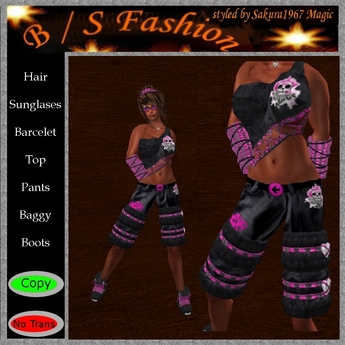 Second Life Marketplace - Black Summer Jeans Baggy